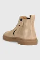 Детские замшевые ботинки Pom D'api TRIX JOD BRODI Голенище: Замша Внутренняя часть: Натуральная кожа Подошва: Синтетический материал