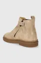 Детские замшевые ботинки Pom D'api TRIX JOD BRODI Голенище: Замша Внутренняя часть: Натуральная кожа Подошва: Синтетический материал