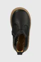 μαύρο Παιδικές δερμάτινες μπότες τσέλσι Pom D'api TRIX JOD ZIP