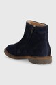 Κοριτσίστικα Παιδικές μπότες σουέτ Pom D'api SISTER FEATHER P1EBDZ0402.28.30 σκούρο μπλε