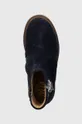 тёмно-синий Детские замшевые ботинки Pom D'api SISTER FEATHER