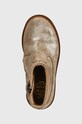 Детские замшевые ботинки Pom D'api SISTER BOOTS бежевый P1EFDF0405.24.27