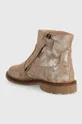 Detské semišové topánky Pom D'api SISTER BOOTS Zvršok: Semišová koža Vnútro: Prírodná koža Podrážka: Syntetická látka