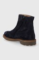 Дівчинка Дитячі замшеві черевики Pom D'api SISTER BOOTS P1EFDZ0401.28.30 темно-синій