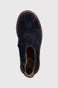 Pom D'api botki zamszowe dziecięce SISTER BOOTS granatowy P1EFDZ0401.28.30