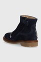 Fete Pom D'api cizme din piele intoarsa pentru copii SISTER BRODI P1EHDZ0402.24.27 bleumarin