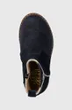 tmavomodrá Detské semišové topánky chelsea Pom D'api CITY APPLE