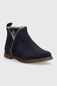 Pom D'api cizme din piele intoarsa pentru copii CITY APPLE P1IADZ0403.28.30 bleumarin AW23