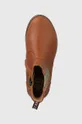 коричневий Дитячі шкіряні черевики Pom D'api CITY JODZIP