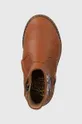 коричневый Детские замшевые ботинки Pom D'api
