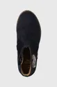 tmavomodrá Detské semišové topánky Pom D'api