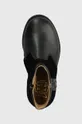čierna Detské kožené topánky Pom D'api CITY LOCK