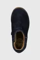 σκούρο μπλε Παιδικές δερμάτινες μπότες Pom D'api