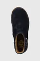 темно-синій Дитячі замшеві черевики Pom D'api TRIP ARTY