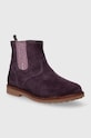Pom D'api cizme chelsea din piele intoarsa TRIP JODZIP P1JFDO0404.24.27 violet AW23