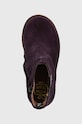 Pom D'api cizme chelsea din piele intoarsa TRIP JODZIP violet P1JFDO0404.24.27