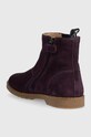 Fete Pom D'api cizme chelsea din piele intoarsa TRIP JODZIP P1JFDO0404.31.34 violet