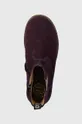 фіолетовий Дитячі замшеві черевики Pom D'api TRIP JODZIP