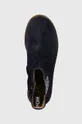 σκούρο μπλε Παιδικές μπότες τσέλσι από σουέτ Pom D'api TRIP JODZIP