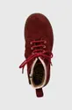 červená Detské semišové topánky Pom D'api TRIP HI LACE