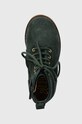 Pom D'api cizme din piele intoarsa pentru copii TRIP HI LACE verde P1JIDZ0402.24.27