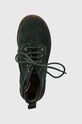 Pom D'api cizme din piele intoarsa pentru copii TRIP HI LACE verde P1JIDZ0402.28.30
