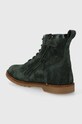 Dziewczynka Pom D'api botki zamszowe dziecięce TRIP HI LACE P1JIDZ0402.31.34 zielony