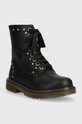 Дитячі шкіряні черевики Pom D'api SID HI STUD P1MABN04R1.28.30 чорний AW23