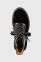 čierna Detské kožené topánky Pom D'api CLAP RANGER