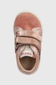 Pom D'api buty skórzane dziecięce MOUSSE EASY TOP pomarańczowy P1PAAU0403.19.23