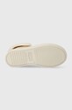 Детские замшевые зимние ботинки Pom D'api SWAG ZIP FUR P1QDDF0402.28.30 бежевый