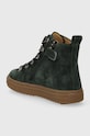 Момиче Детски велурени високи кецове Pom D'api SWAG TENDER P1QFDZ0403.24.27 зелен