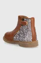 Дитячі черевики Pom D'api RETRO BACK Халяви: Текстильний матеріал, Натуральна шкіра Внутрішня частина: Натуральна шкіра Підошва: Синтетичний матеріал