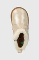 béžová Detské semišové topánky Shoo Pom