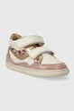 Shoo Pom gyerek bőr sportcipő rózsaszín