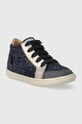 Shoo Pom teniși din piele copii P4BGDS0406 bleumarin AW23