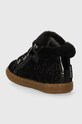 Dziewczynka Shoo Pom botki skórzane dziecięce P4BIDQ0403 czarny