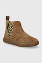 Shoo Pom cizme chelsea din piele intoarsa P4KCDW0406.25.27 maro AW23