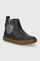 Shoo Pom ghete din piele pentru copii P4KMCL0401.25.27 bleumarin AW23