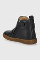Fete Shoo Pom ghete din piele pentru copii P4KMCL0401.25.27 bleumarin