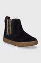 Παιδικές μπότες τσέλσι από σουέτ Shoo Pom P4KNDW0401.25.27 σκούρο μπλε AW23