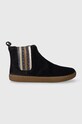 Shoo Pom cizme chelsea din piele intoarsa neizolat bleumarin P4KNDW0401.33.34