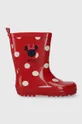 rdeča Otroški gumijasti škornji zippy x Disney Dekliški