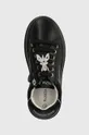 μαύρο Παιδικά δερμάτινα αθλητικά παπούτσια Patrizia Pepe