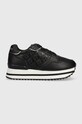 Patrizia Pepe sneakersy dziecięce imitacja skóry licowej czarny PPJ766.35.41