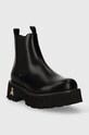 Παιδικές μπότες τσέλσι Patrizia Pepe PPJ776.35.41 μαύρο AW23