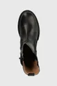 μαύρο Παιδικές δερμάτινες μπότες Patrizia Pepe