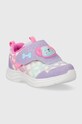 Fete Skechers sneakers pentru copii GLIMMER KICKS 302698N violet