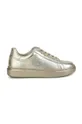 Παιδικά δερμάτινα αθλητικά παπούτσια Karl Lagerfeld χρυσαφί