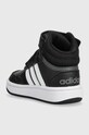 Băieți adidas Originals sneakers pentru copii HOOPS MID 3. AC I GW0408 negru